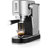 Sinbo SCM-2987 Espresso Kahve Makinesi, Y&uuml;ksek Basın&ccedil;lı, Buharlı, 1L Su Haznesi, G&uuml;m&uuml;ş