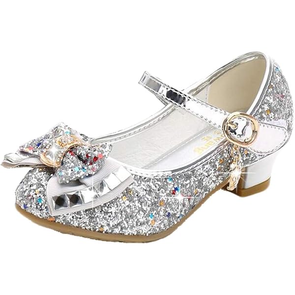 Chaussures Princesse Pour Filles - Talon Bouche De Poisson Pour Danse Fête École