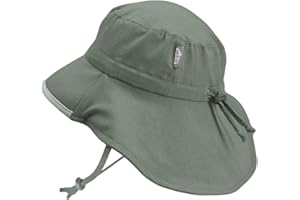 JAN & JUL Wide Brim Sun Hats for Boys with Neck Flap