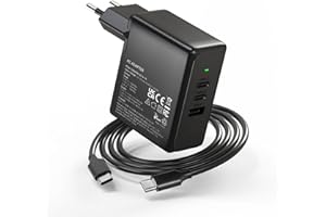 Zolt Ładowarka do laptopa 65 W, USB C, zasilacz sieciowy adapter do Lenovo Thinkpad Yoga HP Spectre Dell XPS Acer Asus Chromebook Samsung MacBook Pro/Air z USB-C do kabla USB C