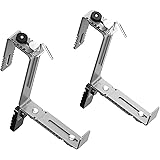 Emsa 516706 Vario Comfort Blumenkastenhalter, für Geländerbreiten von 4 - 12 cm, besonders geeignet für große Kästen, Alumini