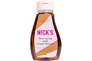 N!CK'S NICKS Fiber Syrup, Sciroppo di fibra con sapore di miele, dolcificante alternativo allo zucchero, senza zuccheri aggiunti (300 g)