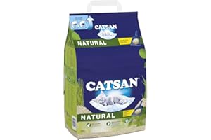 CATSAN - Natural Clumping Cat Litter - 20 L - Biodegradable Extra Absorbent - No Smell - Bulk Cat Litter