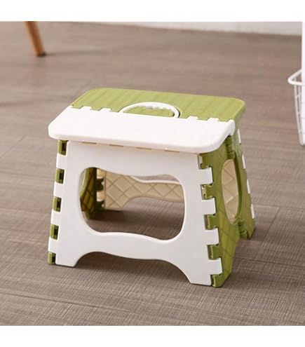 ADGO Tabouret Pliant, Stable, Portable, Pour Cuisine, Pêche, Intérieur, Extérieur, Rangement Facile, Jardin, Voyage, 39 X 22 X 39 Cm