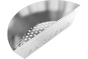 Onlyfire Cestino per Carbonella da Barbecue in Acciaio Inox, BBQ Charcoal Basket per Griglia a Carbone Weber 57/67 cm