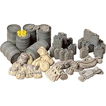 Tamiya - 32508 - Maquette - Barricade et Sacs de Sable - Echelle 1:48