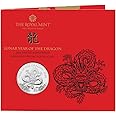 2024 Lunar Year of Dragon UK £5 Brilliant Uncirculated Coin in Mint Sealed Pack