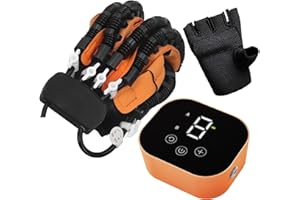 GERAZAHO Guanti robotici per Riabilitazione 2024, Dispositivo terapeutico per Mano Sinistra Destra per pazienti con paralisi da disfunzione, per pazienti con Ictus, emiplegia