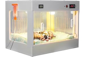 WIONBE Intelligent Puppy Incubator Newborn Big Family Dog Kennel Pet Box Lab Heater Puppy Essentials Dog Crate