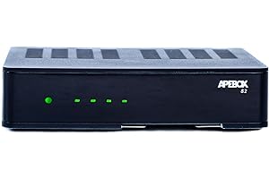 APEBOX S2, ricevitore satellitare DVB-S2 Full HD FTA Multistream HEVC H265, USB 2.0, Ethernet e YouTube, un grande ricevitore con caratteristiche eccezionali. Cogli l'attimo!