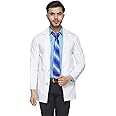 Q3 Apron Lab Coat Wrinkle Resistant Poly Cotton Unisex Full Sleeves