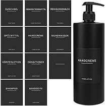 4 Stück Pumpflaschen 300 Ml, Bernsteinfarben – Nachfüllbare Seifenspender Für Bad & Küche