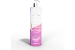 Ezero Champu Keratina Para Ayudar A Alisar El Cabello Y Perfecto Para Tratamiento Keratina Cabello O Tratamiento Hidratante Cabello - Liso Keratina - 300 ml