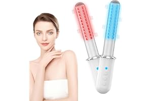 IKEENER Varita de rejuvenecimiento vaginal portátil para tratamiento de vaginosis bacteriana, dispositivo de terapia de luz roja y azul para infección vaginal femenina/inflamación, tensor de terapia