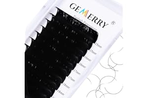 15-20mm Mix Ciglia One to One Extension Ciglia Seta 0.15 curvatura C Ciglia Finte Lunghe Lash Extensions di GEMERRY (0.15-c curl-mix 15-20)