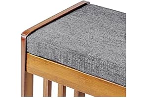 KicKiq Garden Bench Cushion Pads 100cm120cm 140cm 160cm 2/3 Seater Bench Seat Cushion Pad Mat for Patio Swing Chair Indoor Outdoor (Dark grey,100 * 35cm)
