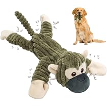 Hotype Giochi con Squeak per Cani, Non Imbottiti, in Peluche, Sicuri e