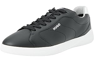 HUGO Homme Riven_Tenn_punyl Tennis, Black, 42 EU