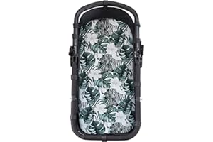 JYOKO Kids Sábana para Capazo de Algodón, Ajustable con elástico para Moisés, Carrito de Bebé, Cochecito y Silla de Paseo (Zebra)