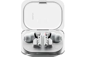 Nothing Ear (a) ecouteurs Bluetooth sans Fil avec Intégration de ChatGPT, Réduction Active du Bruit, Algorithme Bass Enhance et Jusqu’à 42,5 Heures d’écoute - Blanc