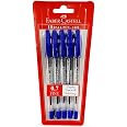 FABER-CASTELL 1423 BALL PEN 0.7MM BOX OF 10PC BLUE