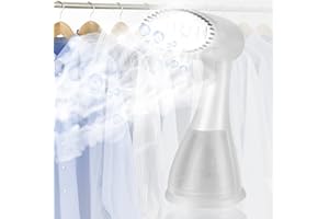 Tivifore Défroisseur Vapeur, Défroisseur Vapeur à Main Fer à Repasser Portable 1500W Steamer 200ml Réchauffage Rapide Défroisseur à Main Vapeur à Vêtements