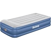 Bestway Tritech Havalı Yatak Twin, Dahili AC Pompalı 1.91 m &times; 97cm &times; 46cm