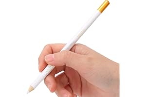 FYBIDA Barber Pencil with Built-in Sharpener Edge Hairline Razor Trace Pencils Beard Guide Beard and Hairline Pencils, Beard Shaping Pencils for Men (White)