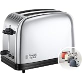 Russell Hobbs Toaster Victory, 2 extra breite Toastschlitze, 6 einstellbare Br&auml;unungsstufen + Auftaufunktion, Schnell-Toast-T