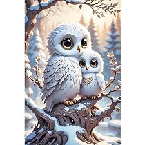 Diamond Painting 5D RICUVED – Paesaggio Invernale 40x80 Cm – Kit Completo Con Tela, Diamanti Rotondi E Strumenti – Decorazione Casa Fai Da Te – Regalo Creativo Antistress - 2