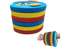 CAMPSIE Manguitos De Flotador De Natación, Manguitos De Natación para Niños, Discos Flotantes EVA para Entrenamiento De Natación, para Niños Aprender A Nadar Actividades De Playa Piscina