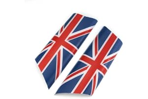 Heinmo Car Styling per Cooper Clubman R55 R56 Cabrio R57 Coup?R58 Roadster R59 Car Interior Door Handle Knob Cover Adesivo (Red Rice)