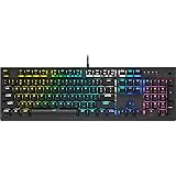 Corsair K60 RGB Pro Clavier de Jeu mécanique à Profil Bas (Cherry MX Touches à Profil Bas : linéaire et Rapide, Cadre en Alum