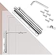 MAKINGTEC Door Closer, Spring Door Closer, Automatic Safety Spring Door Closer, Stainless Steel Adjustable Automatic Safety Door Closer, Automatic Closer for Residential Commercial Use, Slower Closer