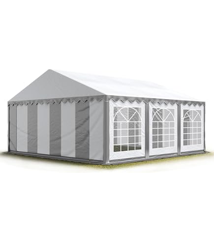 Festzelt 6x6 M Premium – Schwerentflammbar, Wasserdicht & Mit Bodenrahmen Für Stabile Partys