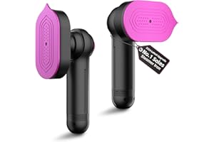 MIHOHO Travel Steamer Iron for Clothes Mini, Portable Ironing Machine for Wrinkles Remove, 60ml Water Tank with Heat-Resistant Gloves, Convenient clothes steamer for Home, Office and Travel (Elegant Black)