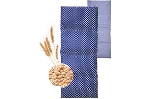 ‎IEA MEDICAL IEA Medical Körnerkissen groß, natürliches Weizenkörner kissen, Körnerkissen Mikrowelle, Wärmekissen, Verspannung Nacken und Schultern