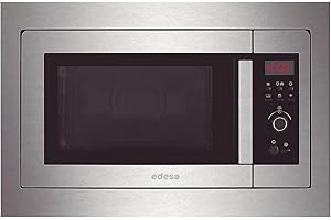 Edesa Microondas Marco Encastre Integrado EMW-2020-IG X 20l Potencia 700 W Grill 1000W Display Digital Con Enchufe Color Acero Inoxidable