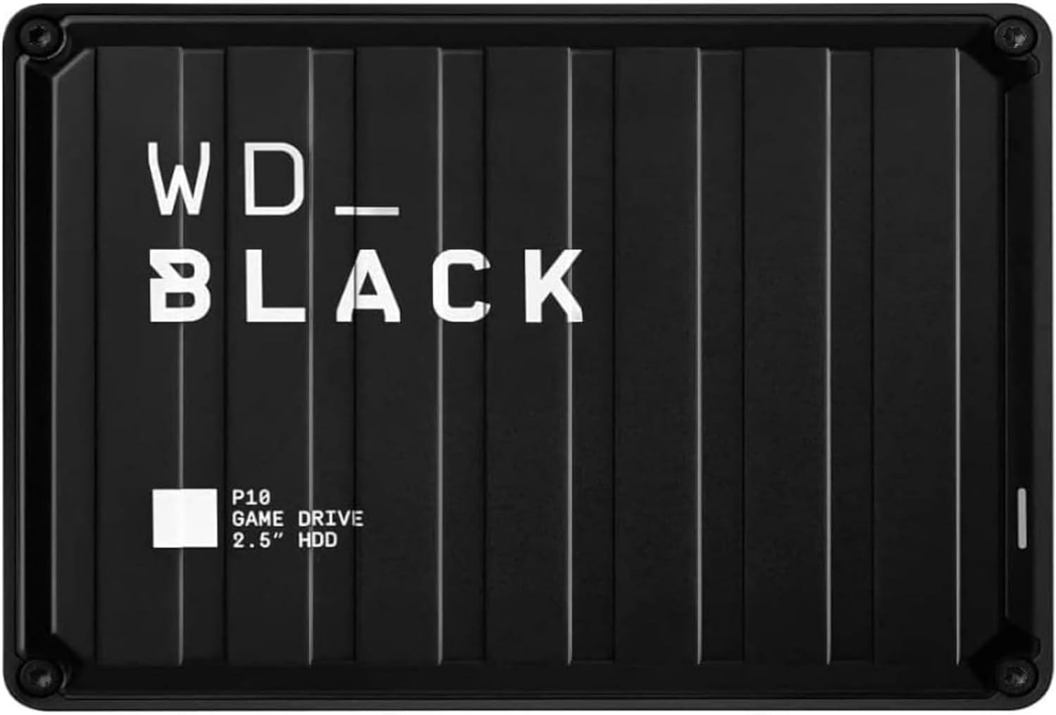 WD_BLACK P10 2TB Game Drive HDD portátil, USB 3.2 Gen 1, hasta 130 MB/s, Type-A compatible con Playstation, Xbox, PC y Mac