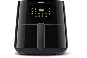 VERSUNI Philips Airfryer 5000 Series XL, 6.2L (1.2Kg), 14-in-1 Airfryer, Wifi connected, 90% Less fat with Rapid Air Technology, HomeID app (HD9280/91)