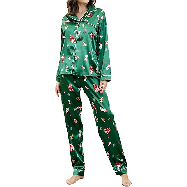 Pyjama De Noël à Manches Longues Pour Femmes, Barboteuse, Combinaison Boutonnée, Vêtements De Nuit College, Vêtements De Nuit D'automne