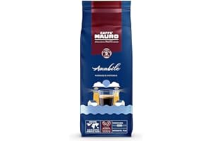 CAFFE MAURO TORREFAZIONE Caffè Mauro - Miscela Amabile - Intensità 7/10 - Caffè in grani confezione 1 Kg