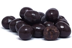 MARACUS FANCY FRUITS Arabica Kaffeebohnen geröstet in edler Zartbitter Schokolade, Coffee to go in leckerer Schokohülle, Zartbitterschokolade Pralinen mit dem besonderen Kern, geröstete Arabica Kaffeebohne Einzelpack/250g