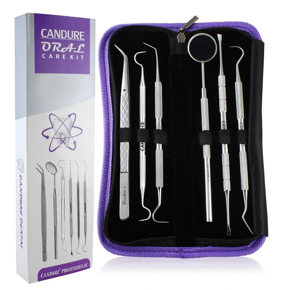 Kit dentale professionale: raschietto, specchio e bilancia per la rimozione di tartaro e placca - Italia Kit dentale professionale: raschietto, specchio e bilancia per la rimozione di tartaro e placca - Italia