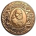 Price comparison product image Benjamin Franklin 1 oz fine rare copper Art Bullion rounds , $100 coin , 39 mm .999 pure , mint fresh ,