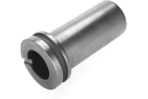 SEMITER Regalo de verano Crisol de grafito, 1 kg / 2 kg / 3 kg Fundición de crisol de grafito Horno de chatarra Molde de fundición para fundir metales preciosos para aleaciones de platino para fundir oro(1KG)