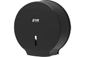 Clar Systems P3000PN Dispensador de Papel Higiénico en Rollo, Acabado Soft Touch, Negro (CS-JB-IA-11-PT)