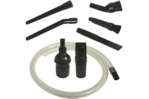 MOHMUS Universal - Micro Kit de Nettoyage/Brosse Aspirateur | Ensemble de Mini Buses de 8 pièces | avec Adaptateur pour Connexion de 32 à 35 mm | avec Tuyau Flexible de 90 cm