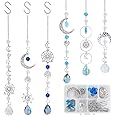 SUNNYCLUE 1 Box 6 Set DIY Crystal Ball Suncatcher Making Kit Hanging Rainbow Maker Prism Suncatchers for Window Tree of Life Outdoor Feng shui Sun Shine Catcher Garden Ornament Faceted Bead Home Decor