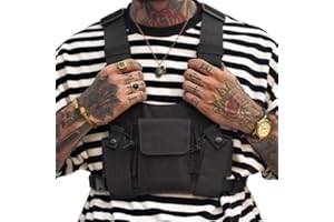 CLAPE Chest Rig Bag Regolabile Two Way Zaino Walkie Talkie Chest Pocket Harness Bags Pettorina Radio Borsa Hip Hop Streetwear